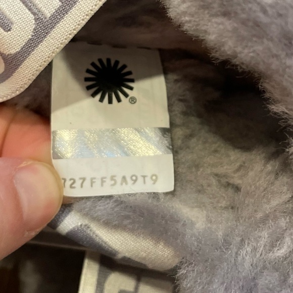 UGG Fluff Oh Yeah Slingback Shearling Sandal Size 7 Women - Picture 4 of 13